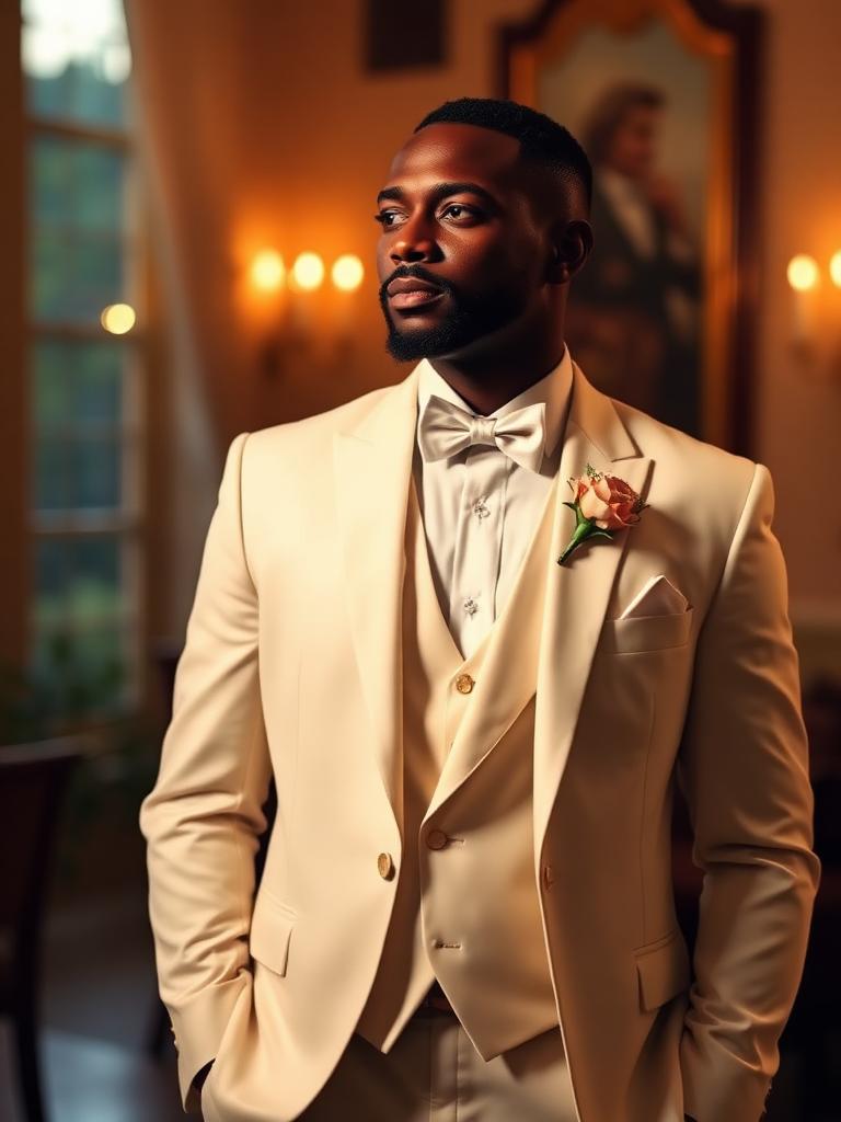 Ivory Wedding Suit