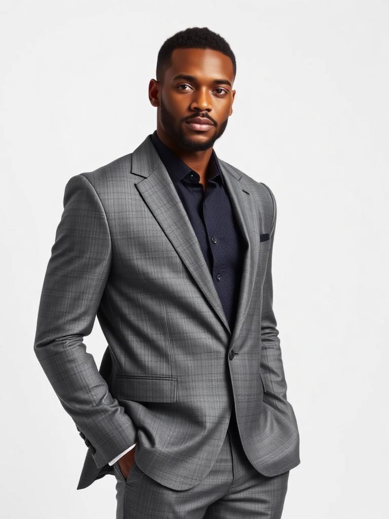 Slate Grey Slim Suit