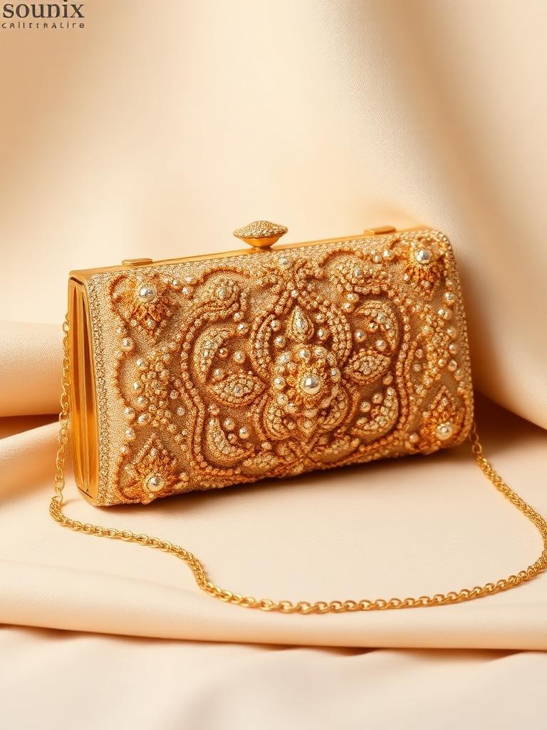 Beaded Sunday Clutch