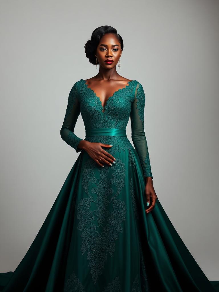 Emerald Cathedral Dress