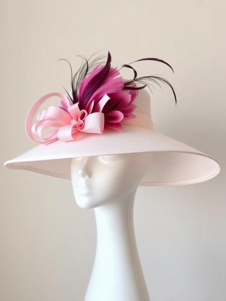 Wide-Brim Sinamay Hat